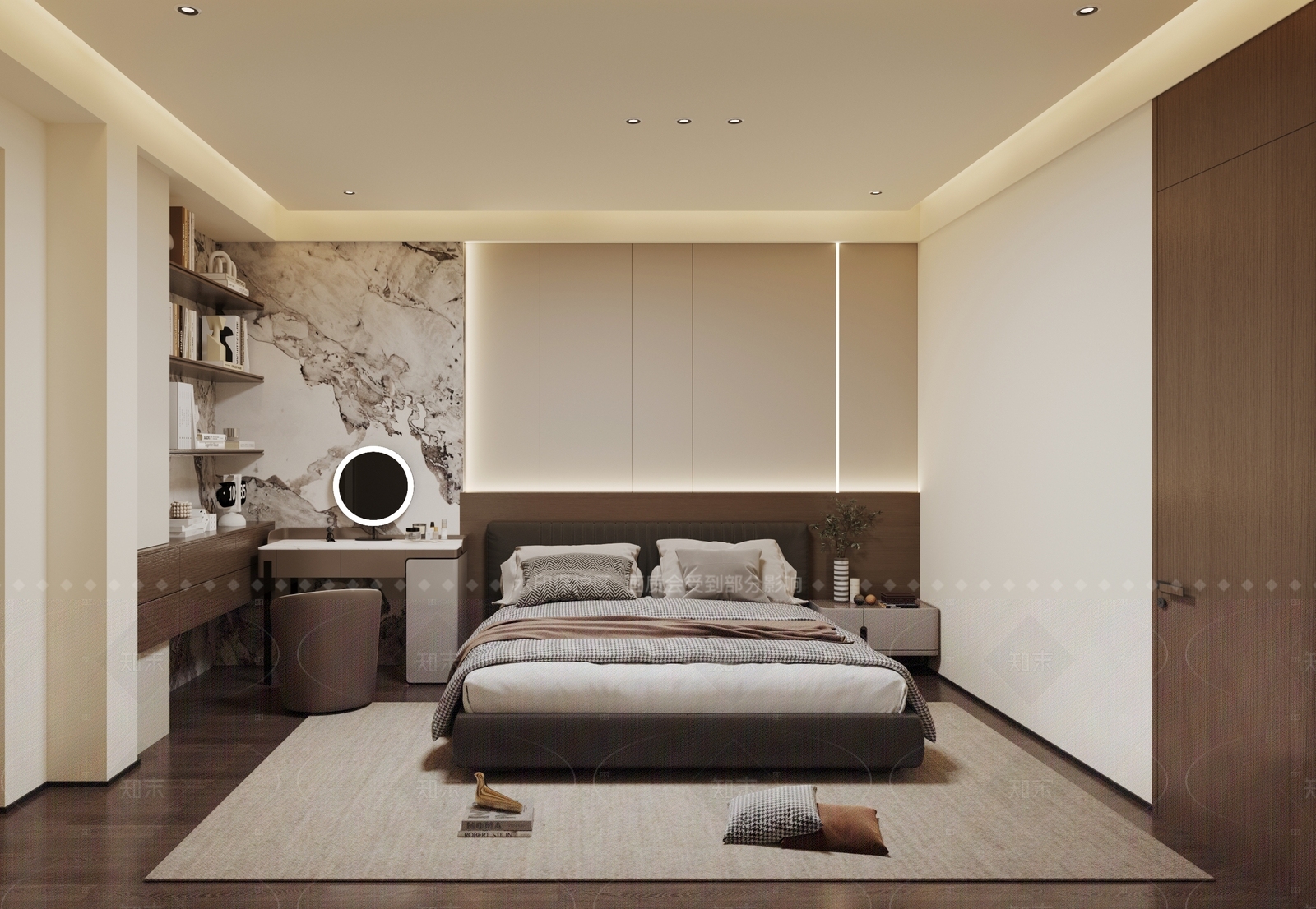 现代独栋别墅3D模型下载【ID:1214989180】