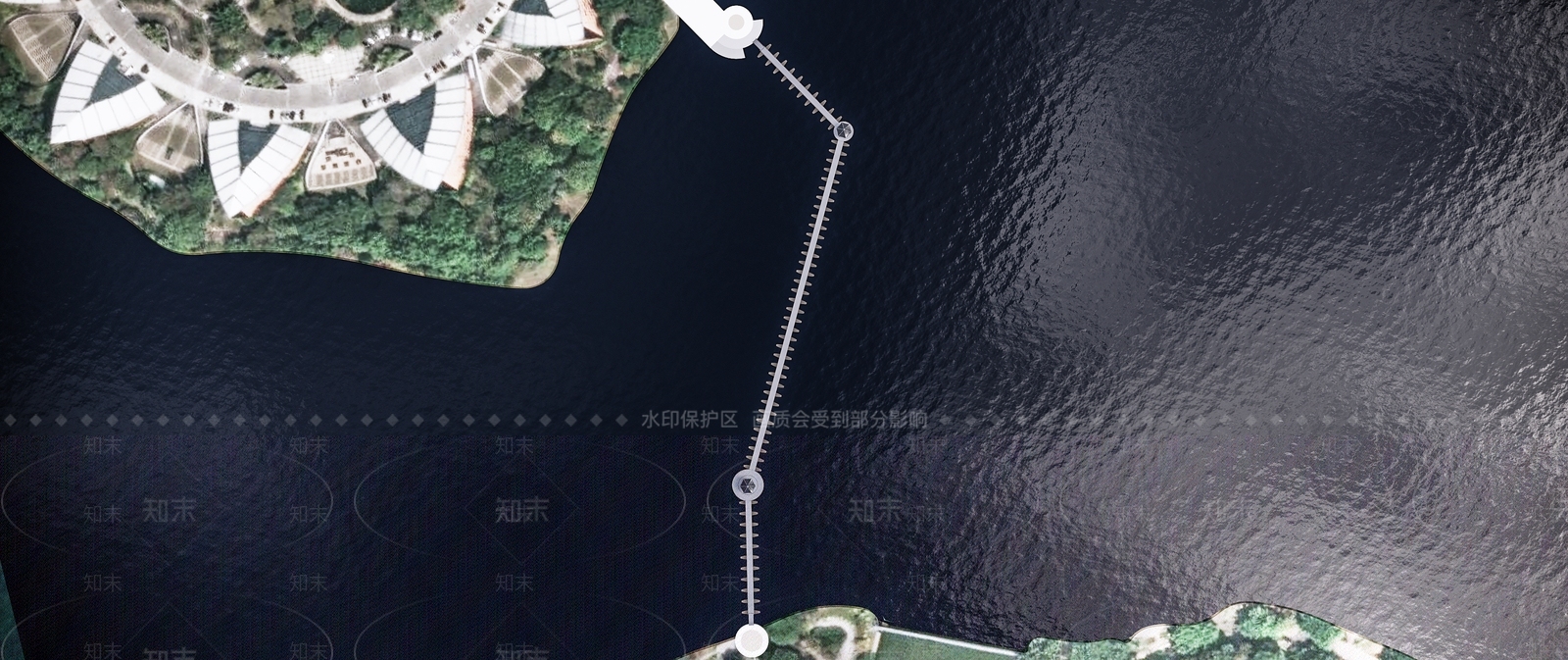 新中式中式滨水景观SU模型下载【ID:1183717040】