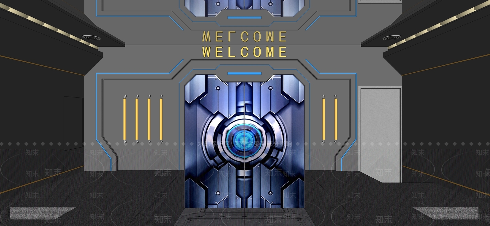 现代其他休闲娱乐空间SU模型下载【ID:1183632638】