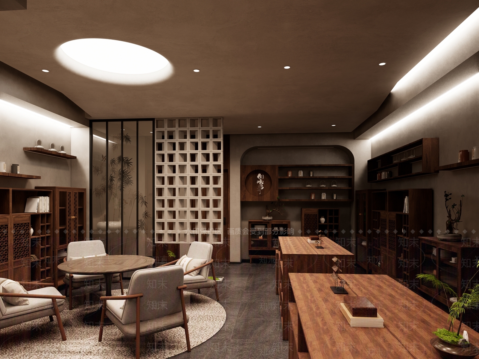 新中式其他店铺SU模型下载【ID:1183630551】