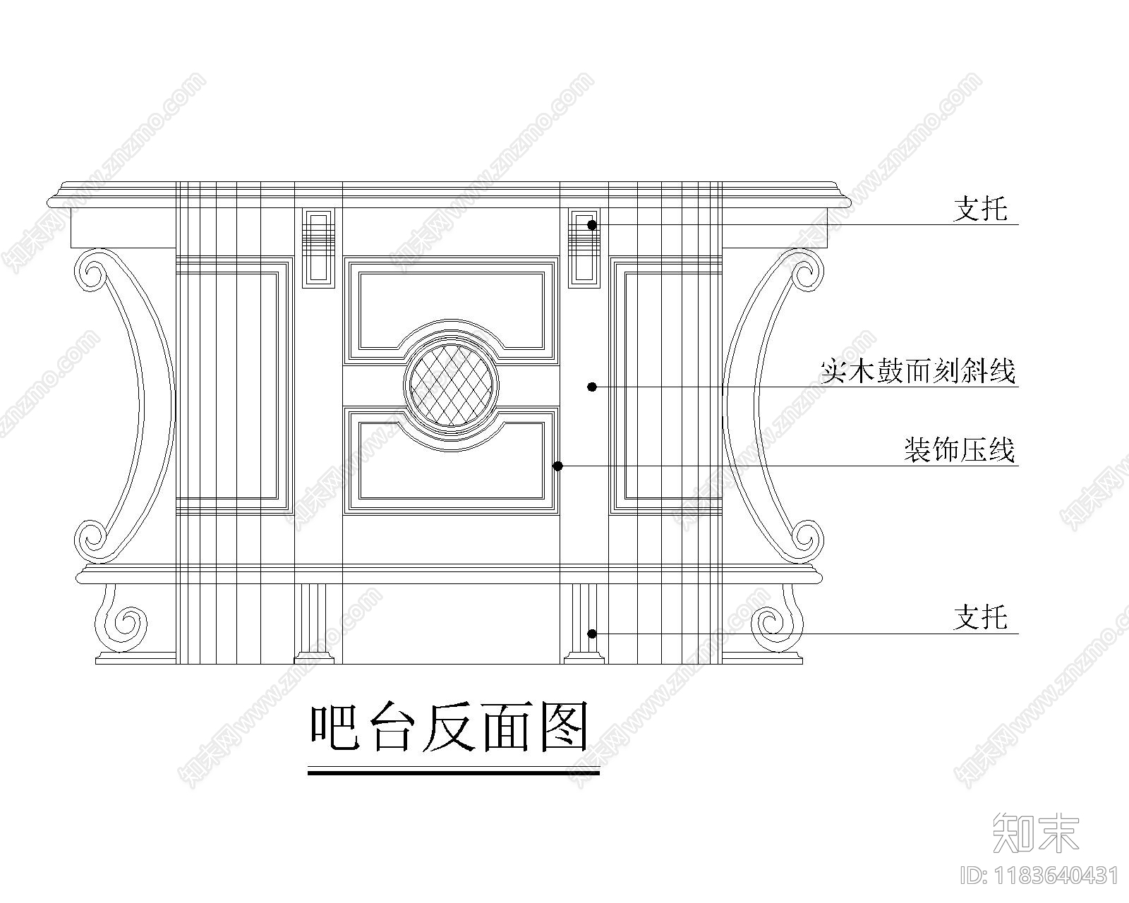 综合家具图库cad施工图下载【ID:1183640431】