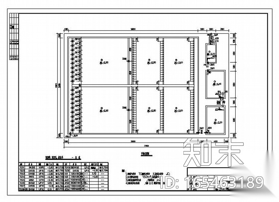 某农村污水人工湿地处理工程图纸cad施工图下载【ID:165463189】