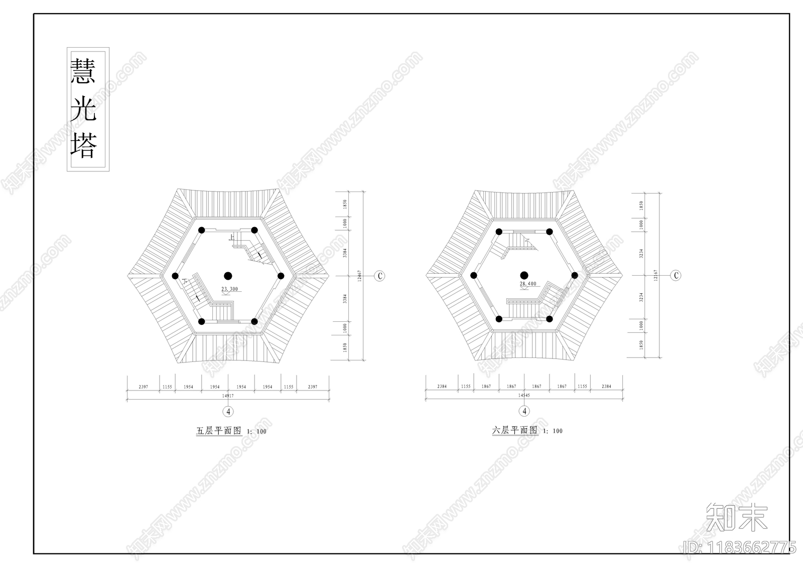 中式古建cad施工图下载【ID:1183662775】