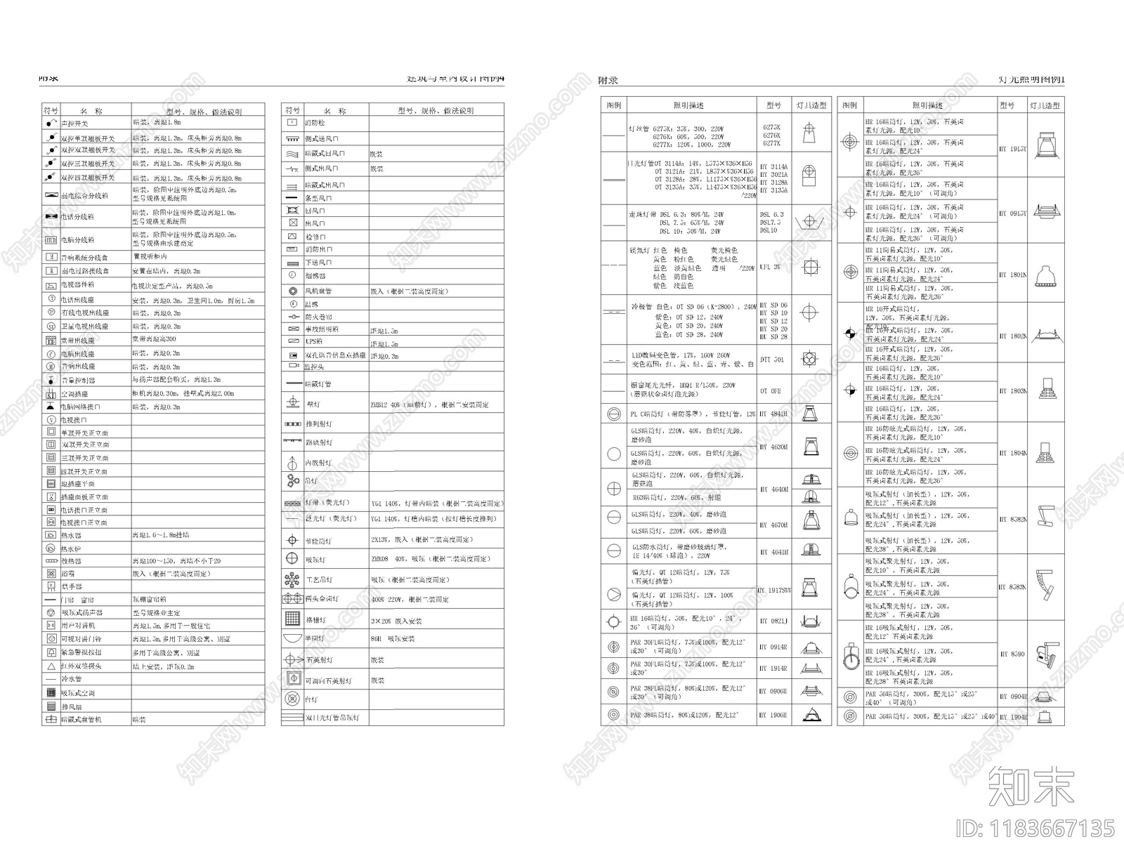 现代开关插座cad施工图下载【ID:1183667135】