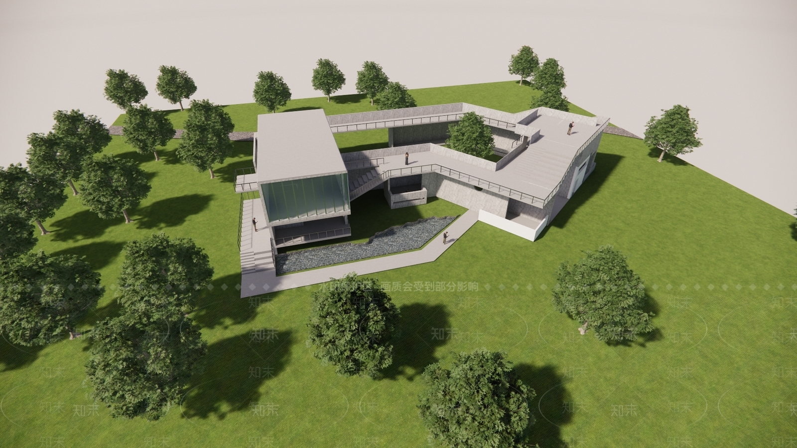 现代小公建SU模型下载【ID:1183667758】