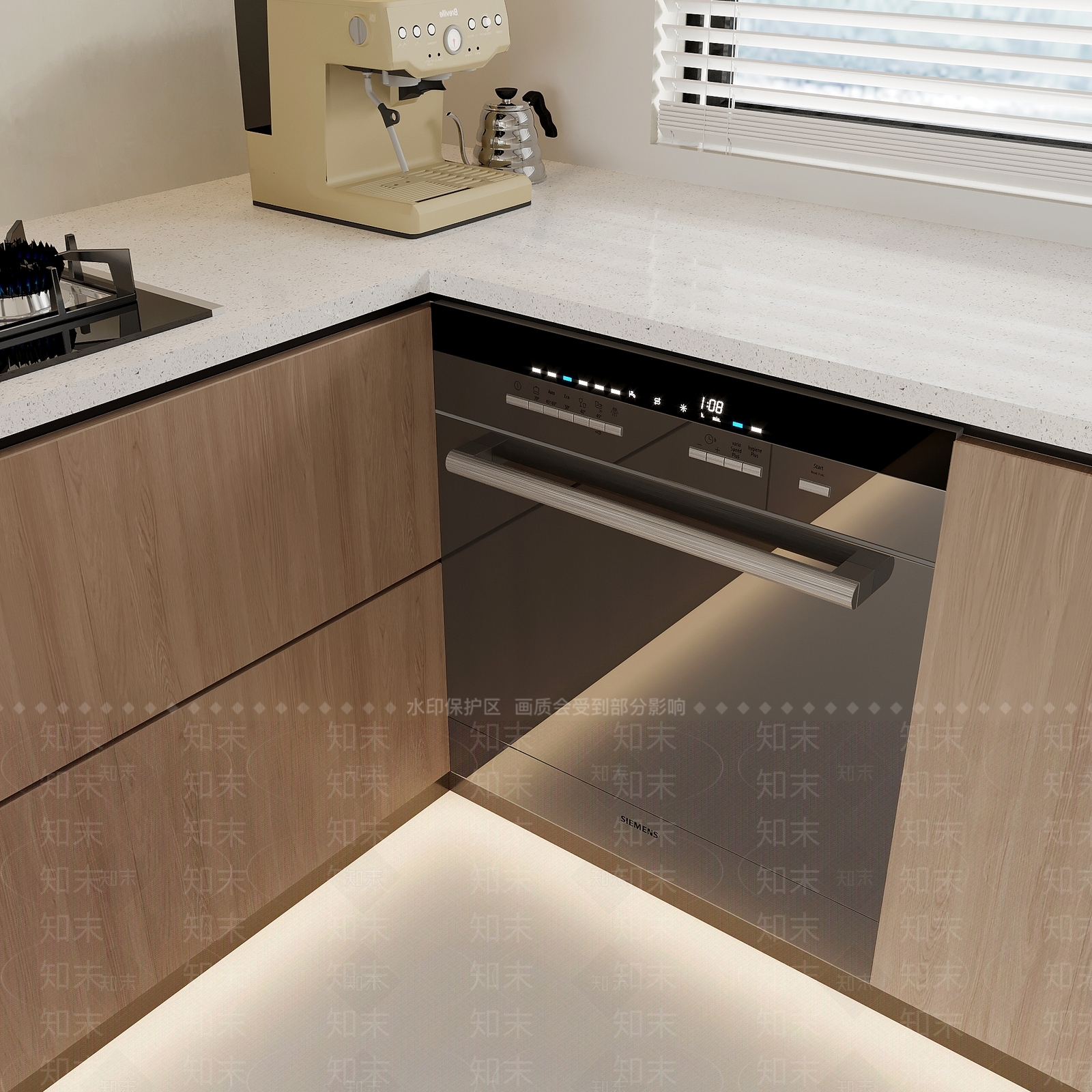 洗碗机SU模型下载【ID:1183680170】