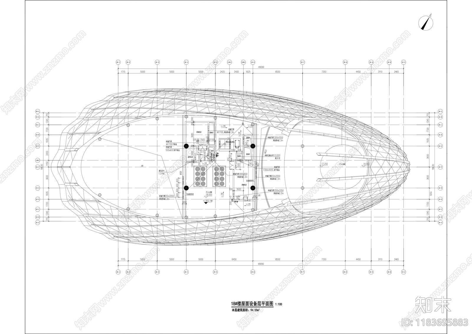 现代其他商业建筑cad施工图下载【ID:1183695883】