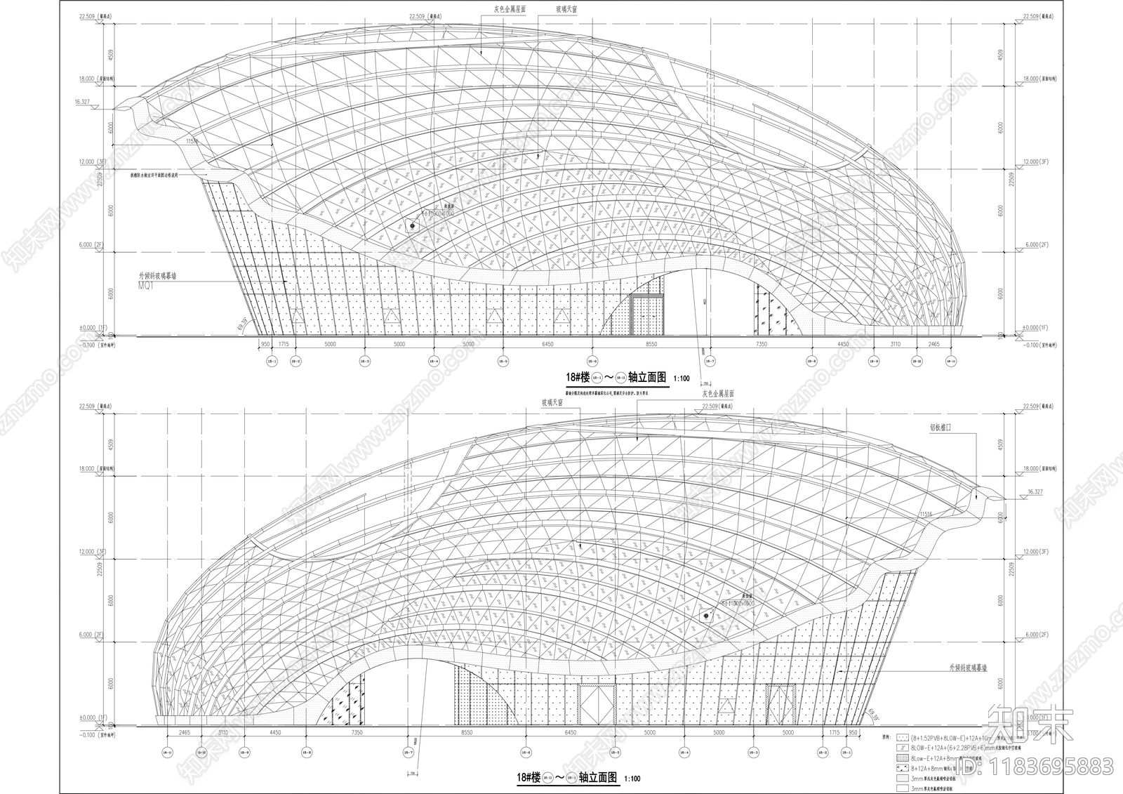 现代其他商业建筑cad施工图下载【ID:1183695883】