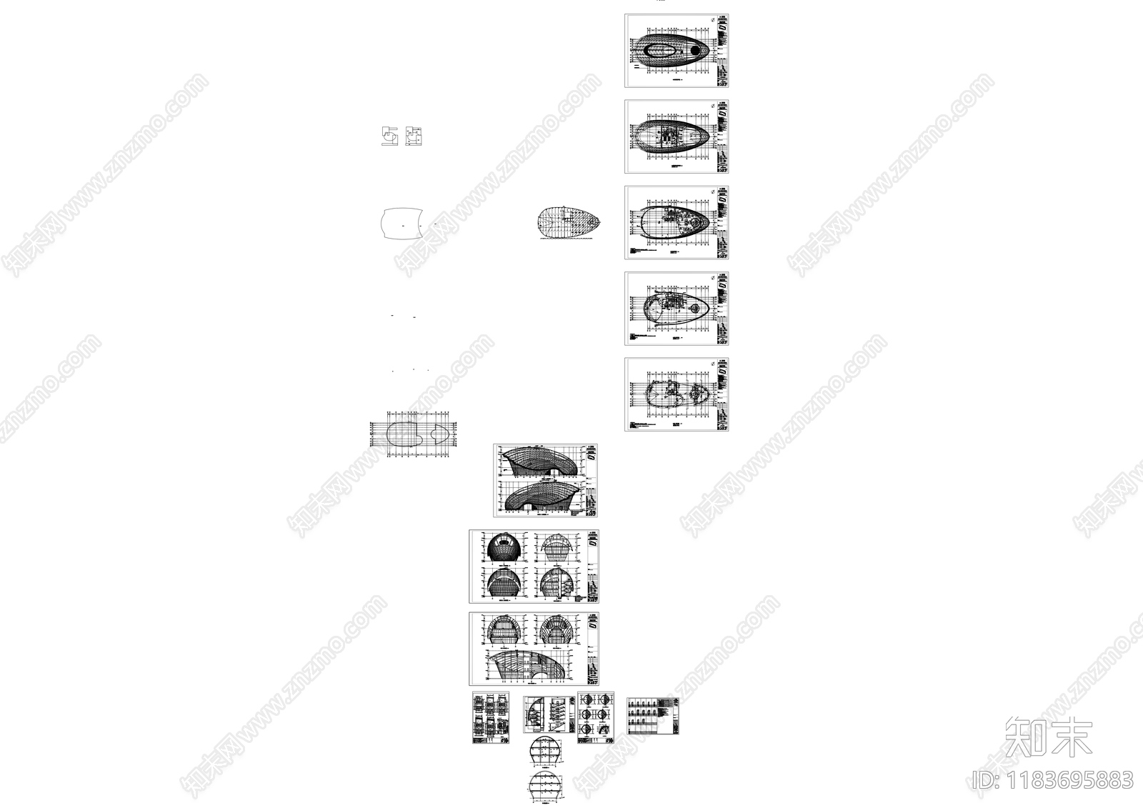 现代其他商业建筑cad施工图下载【ID:1183695883】