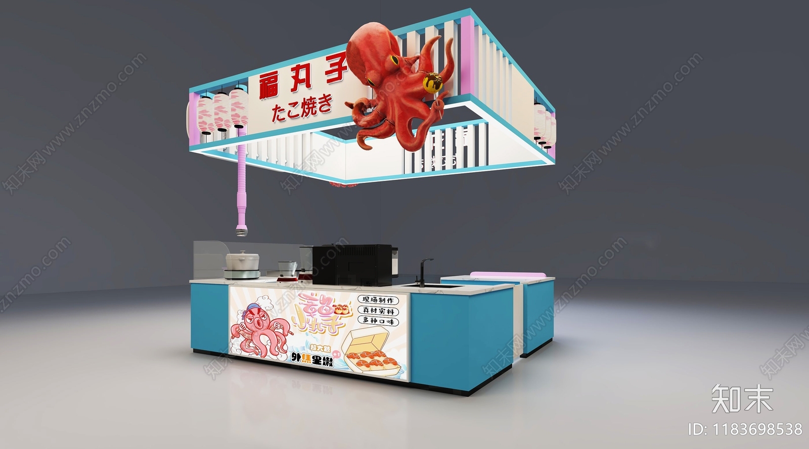 现代美陈3D模型下载【ID:1183698538】