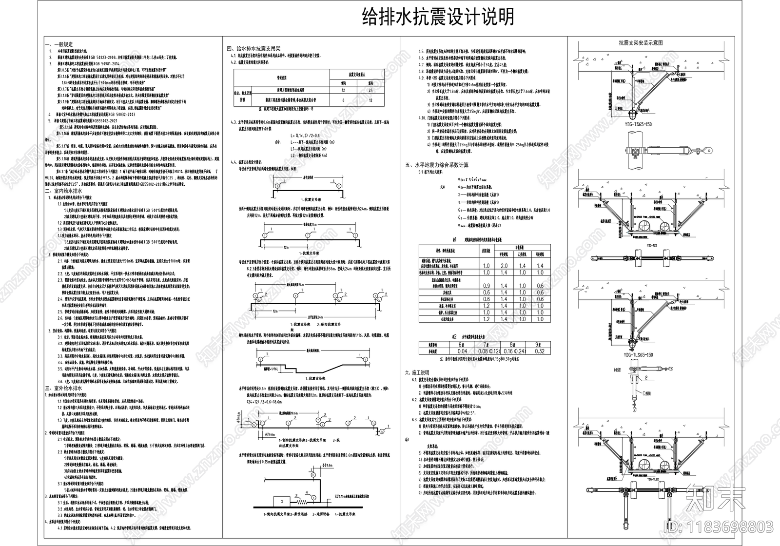 给排水图cad施工图下载【ID:1183698803】