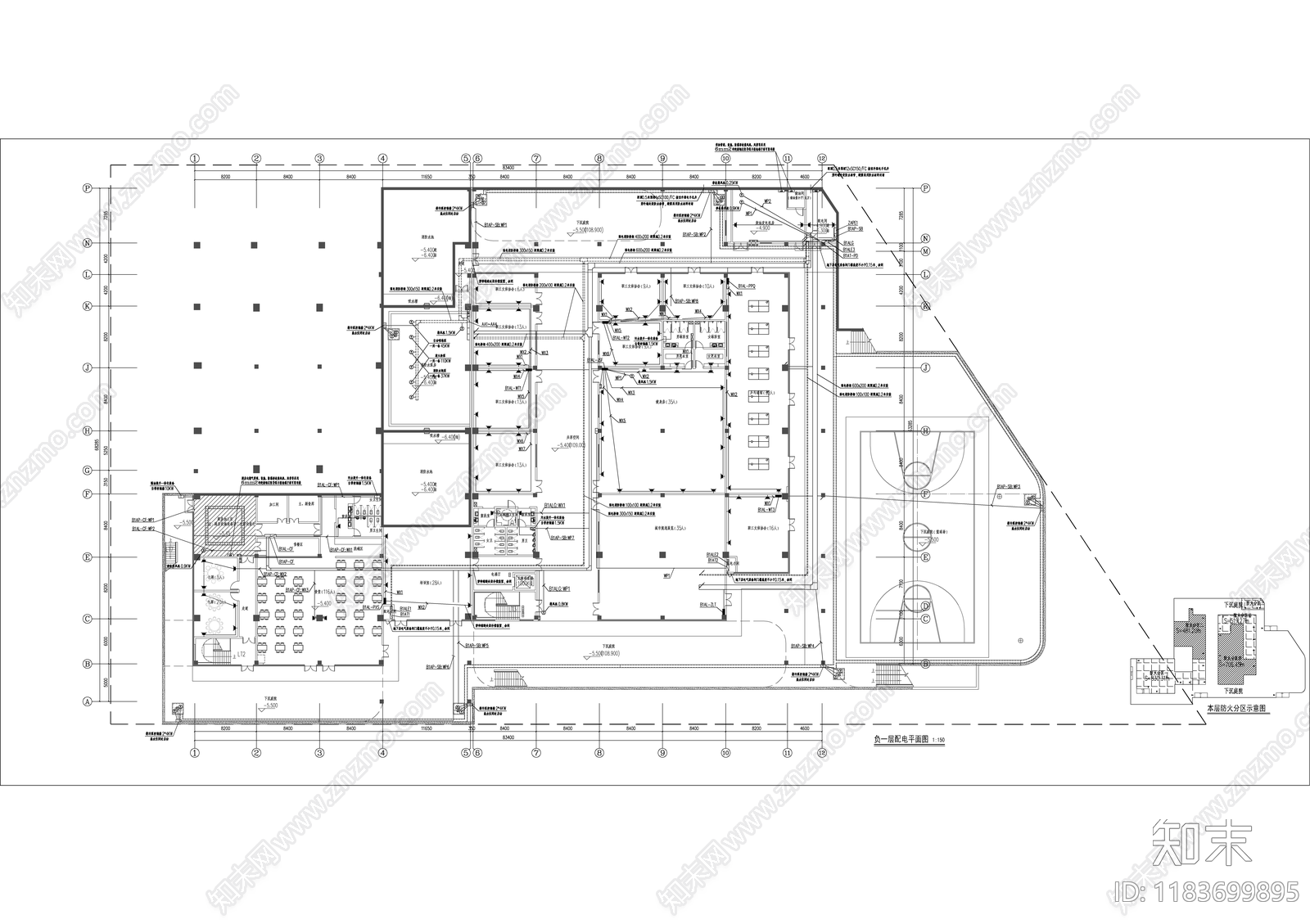 电气图cad施工图下载【ID:1183699895】