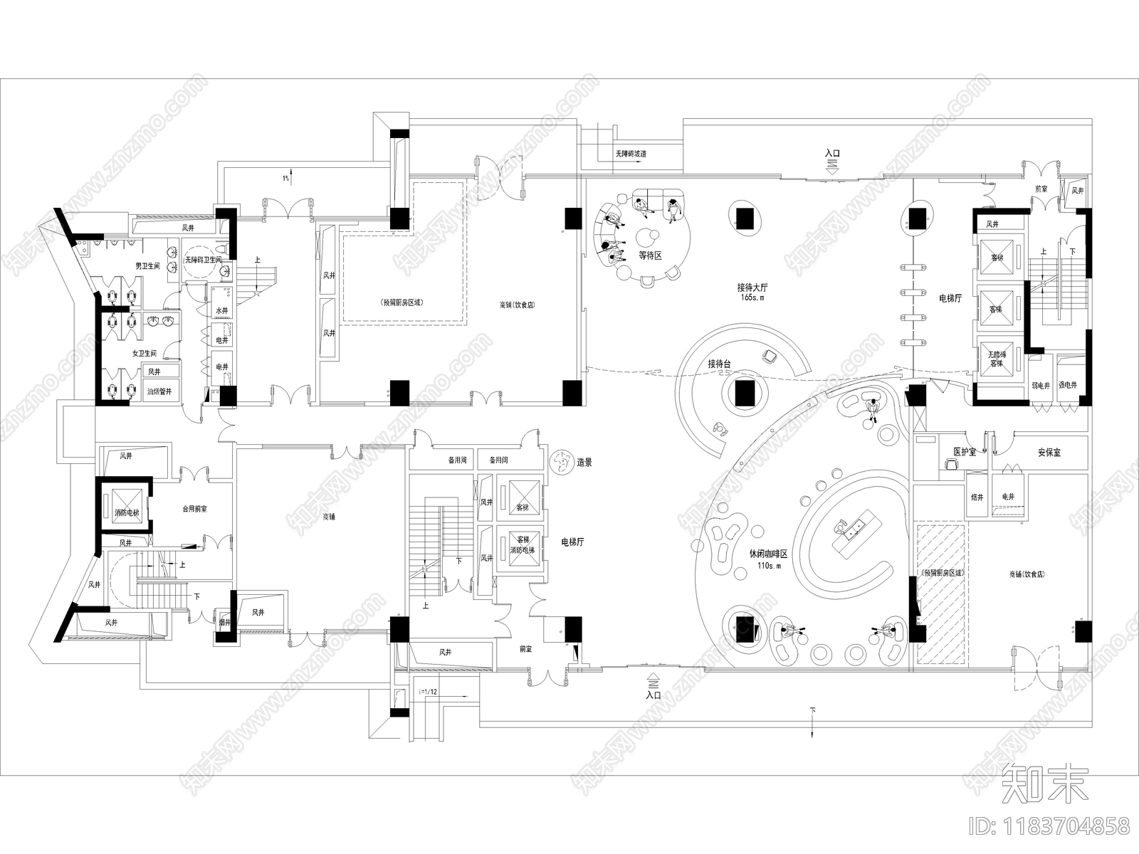 20套文创店特产店礼品店商店店铺CAD施工图纸cad施工图下载【ID:1183704858】