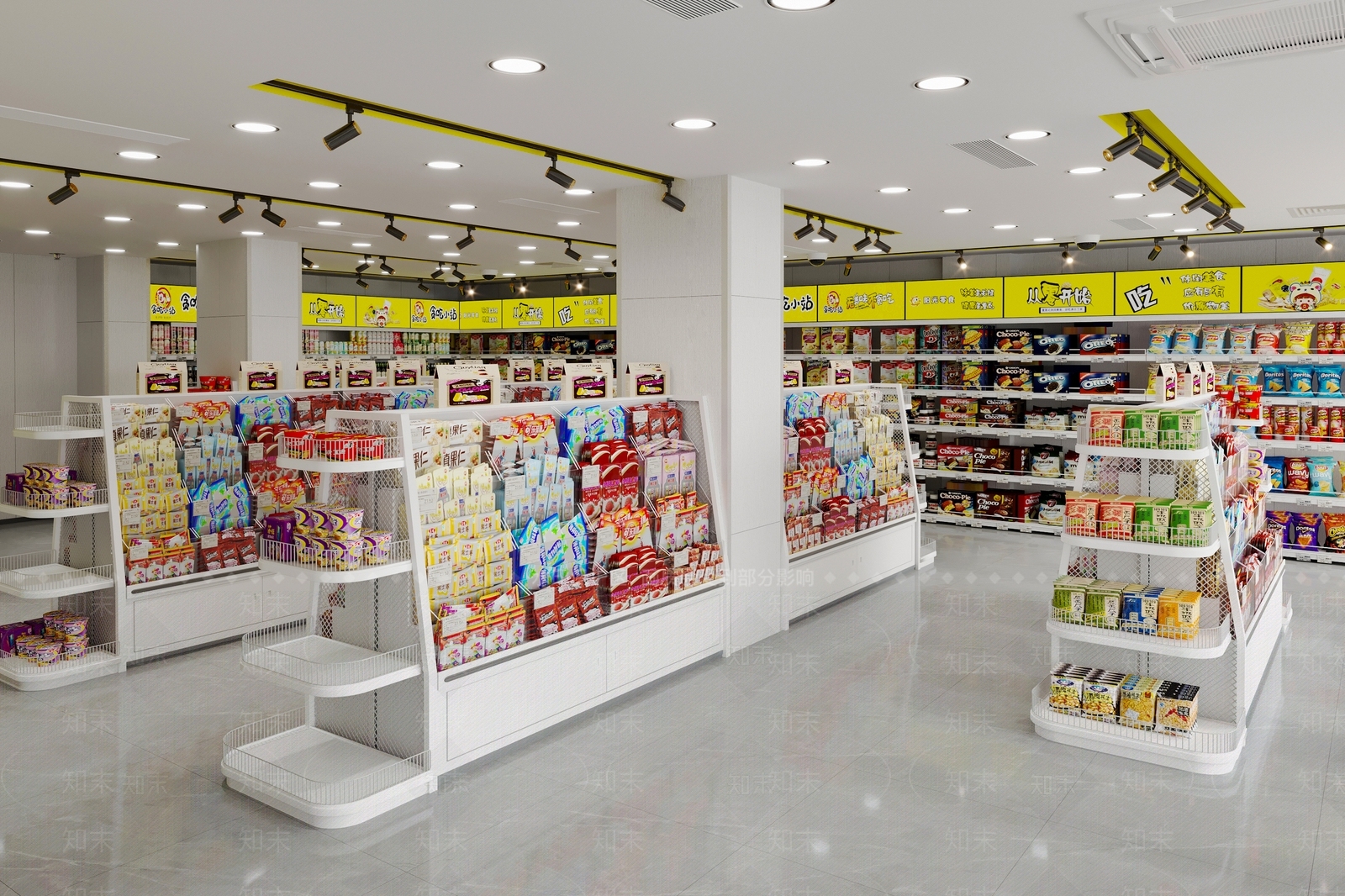 现代超市3D模型下载【ID:1183702789】