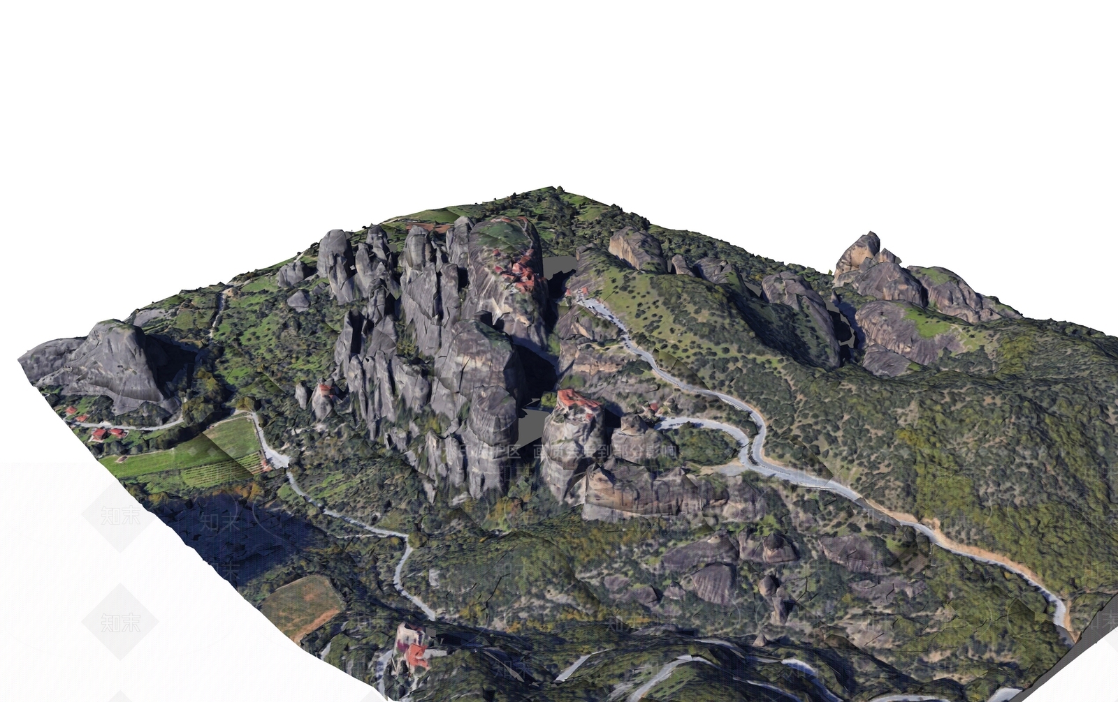 现代山SU模型下载【ID:1183708571】