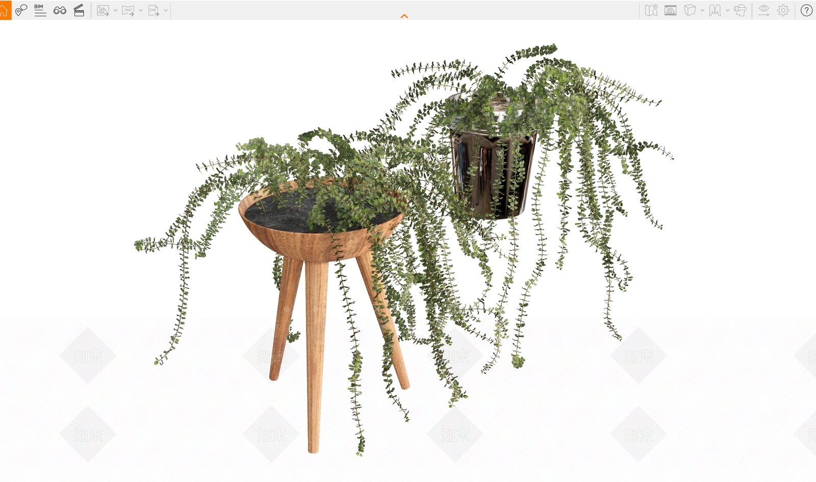 植物组合SU模型下载【ID:1183711320】
