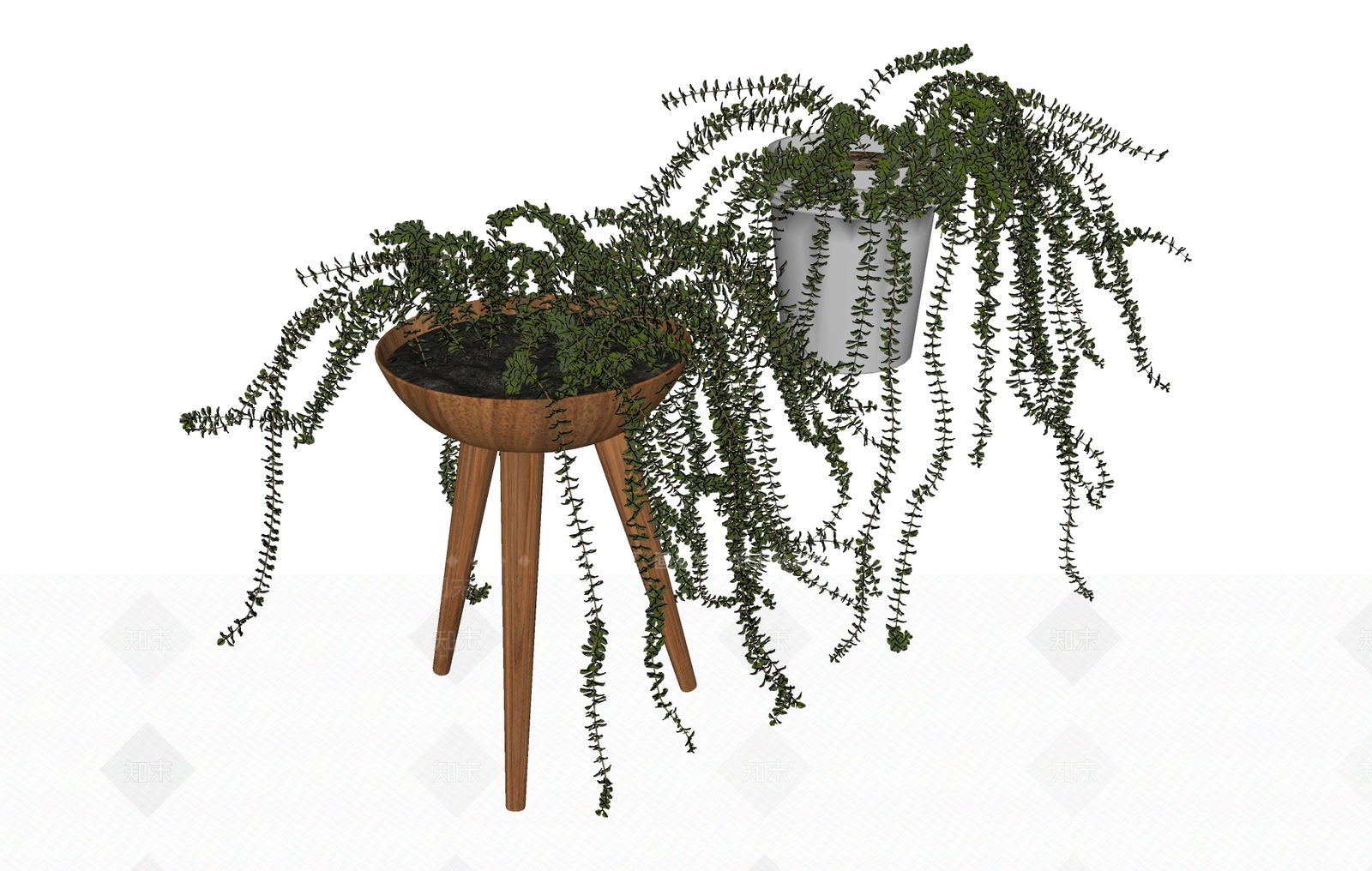 植物组合SU模型下载【ID:1183711320】