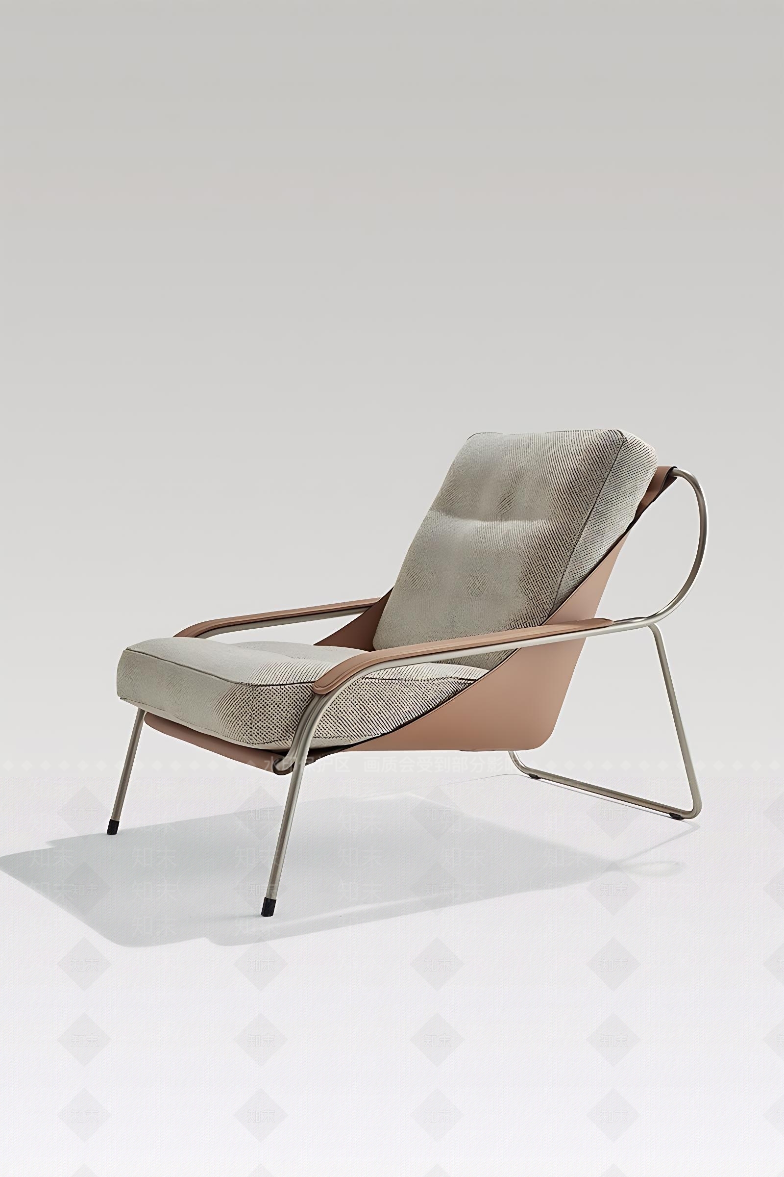 现代简约单人沙发SU模型下载【ID:1183713390】