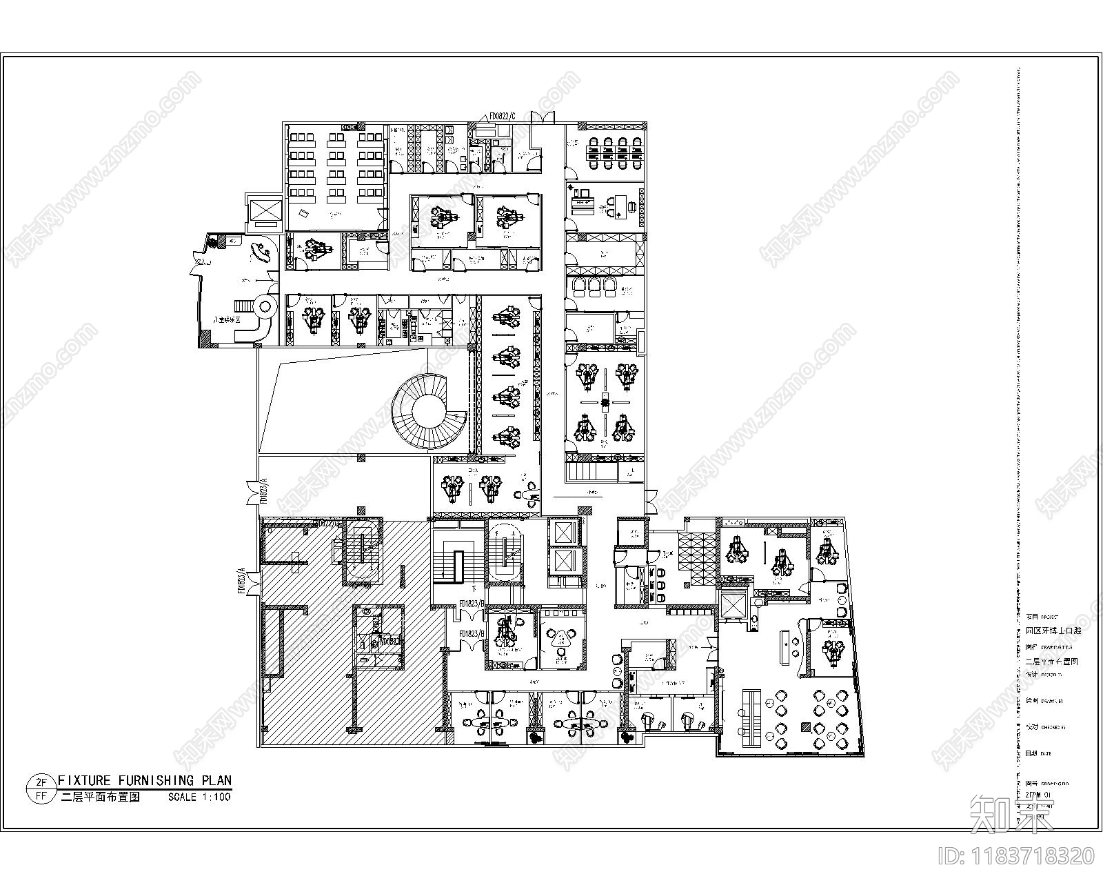 现代其他医疗空间cad施工图下载【ID:1183718320】