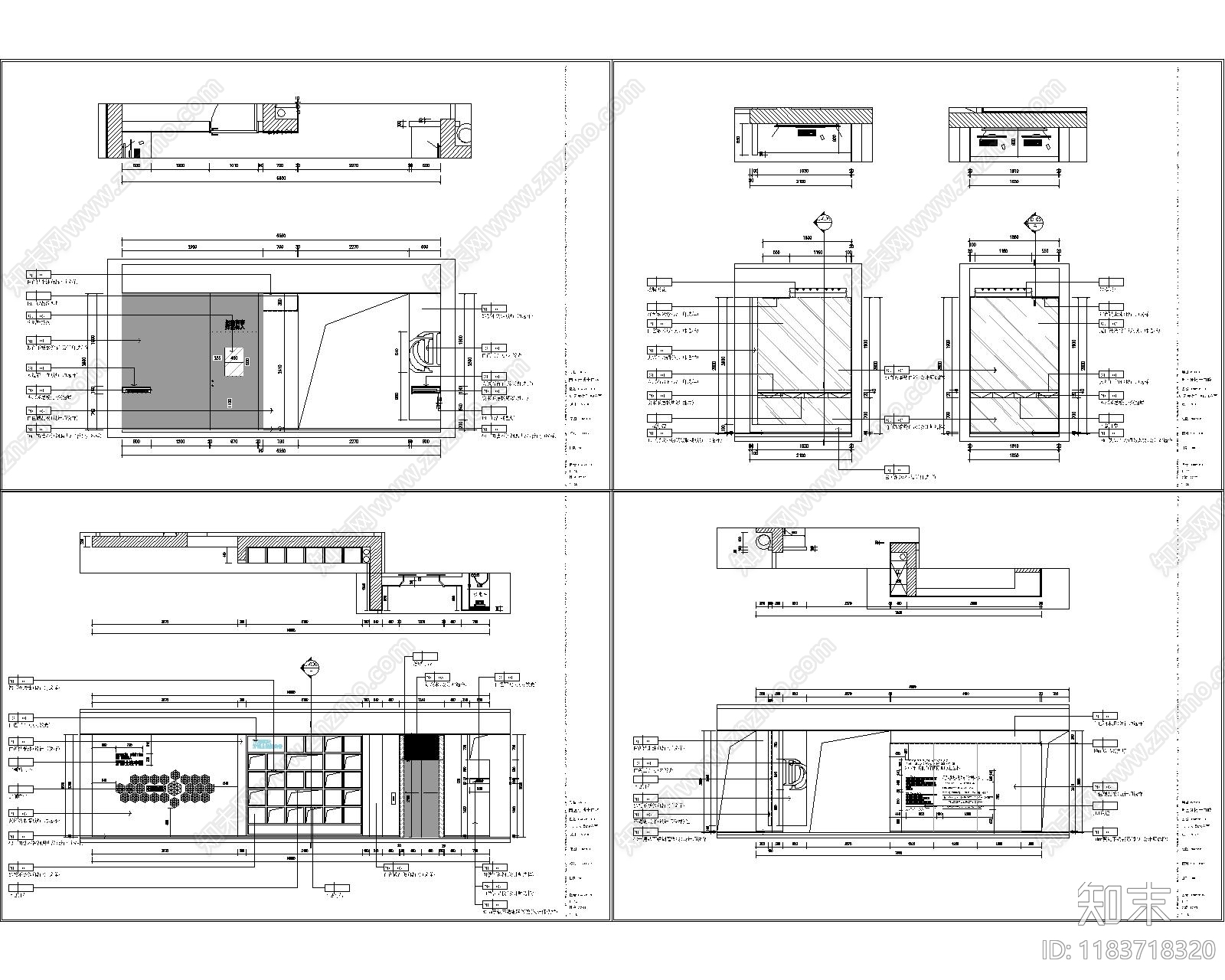 现代其他医疗空间cad施工图下载【ID:1183718320】