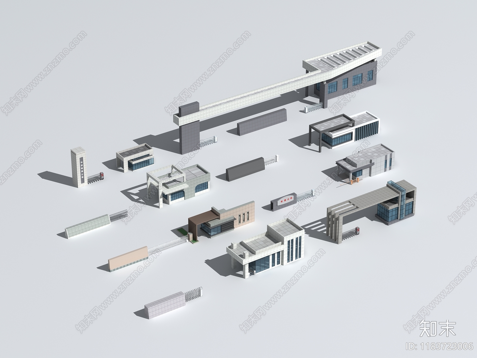 现代其他建筑外观3D模型下载【ID:1183723006】