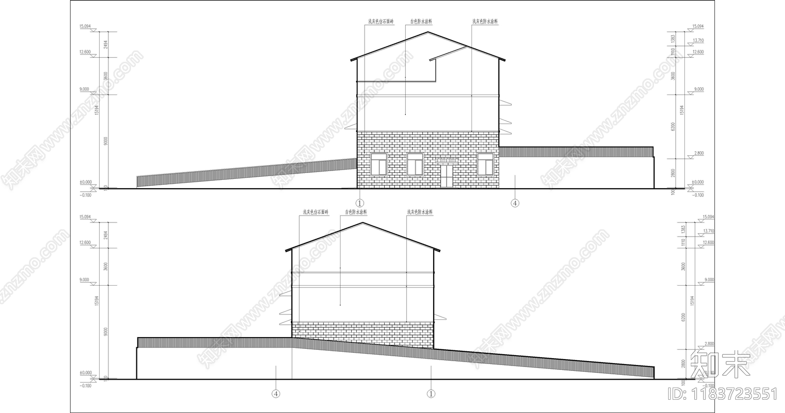 现代其他商业建筑cad施工图下载【ID:1183723551】