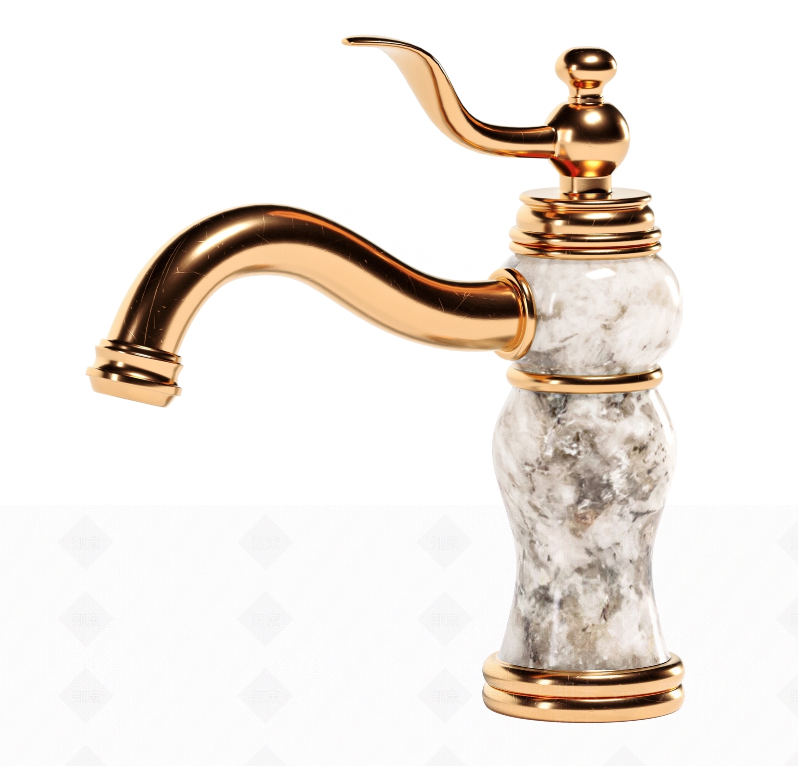 欧式美式水龙头SU模型下载【ID:1183728183】