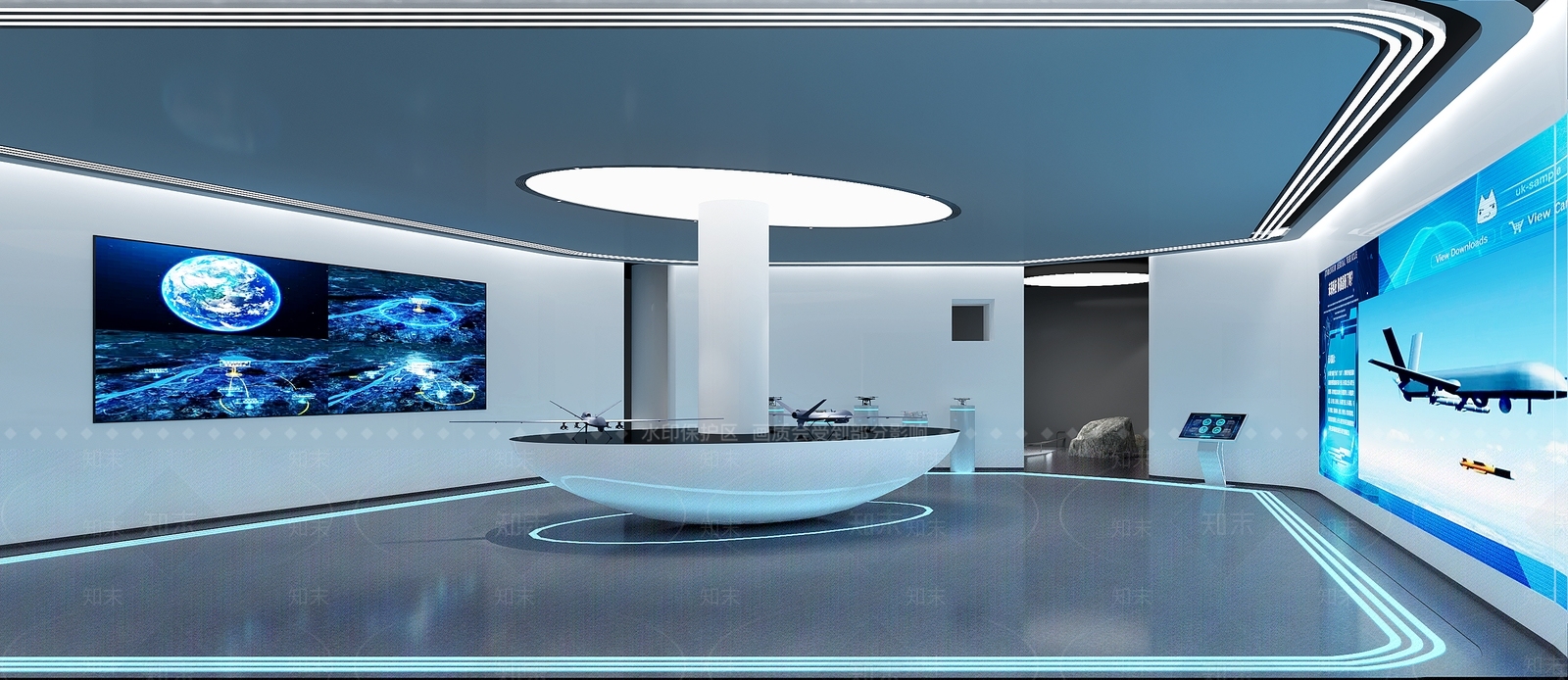 现代其他商业空间3D模型下载【ID:1183728303】