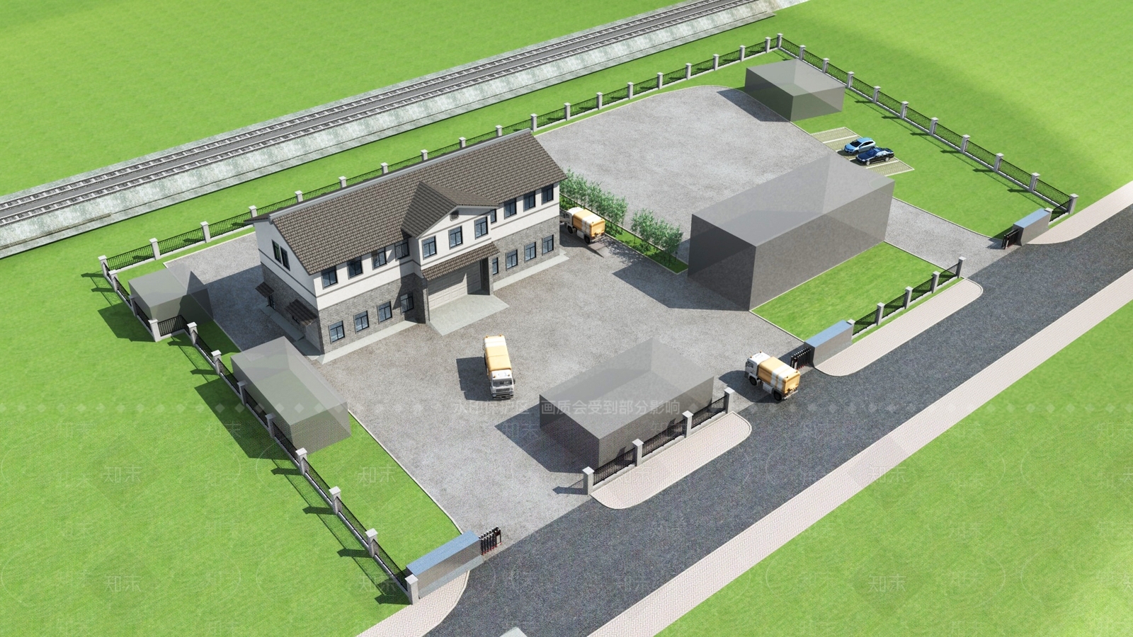 现代艺术风格建筑3D模型下载【ID:1183734319】
