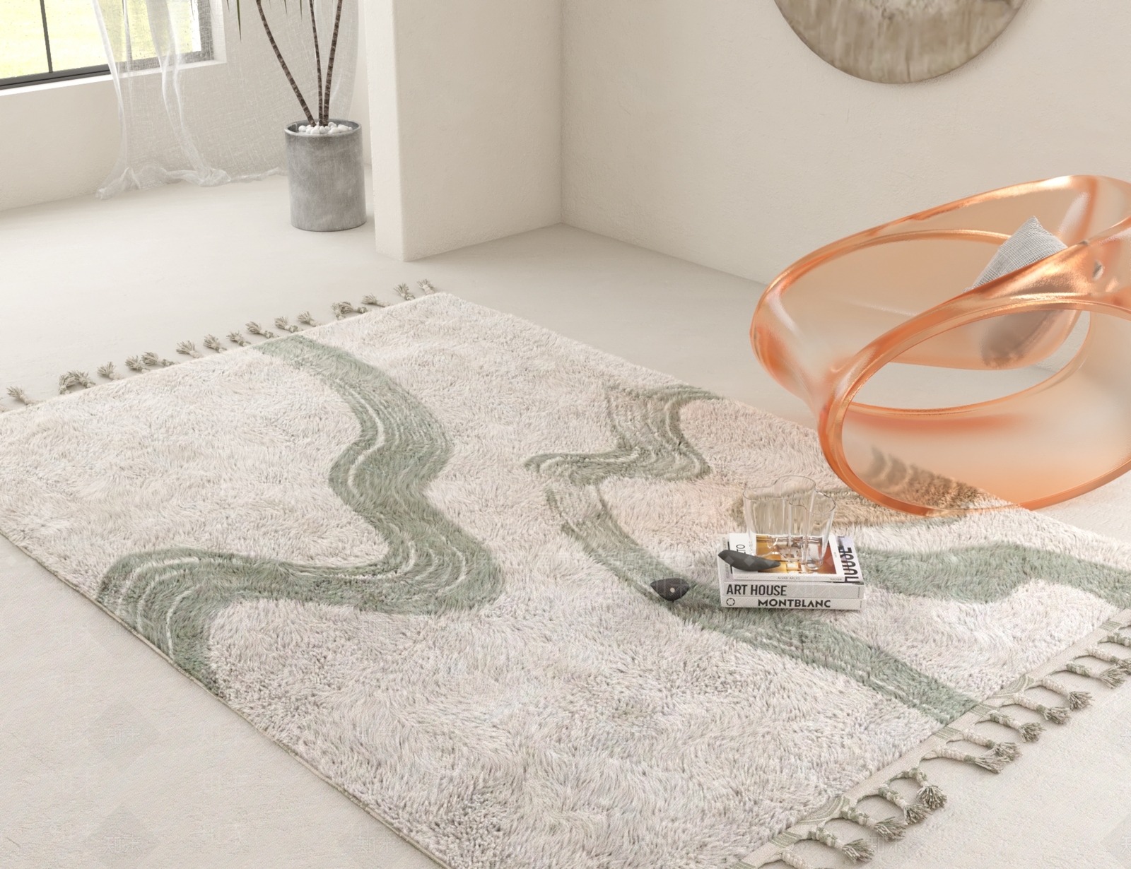 中式欧式地毯3D模型下载【ID:1183735643】