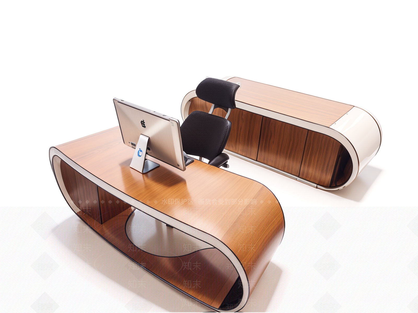 现代前台SU模型下载【ID:1183739192】