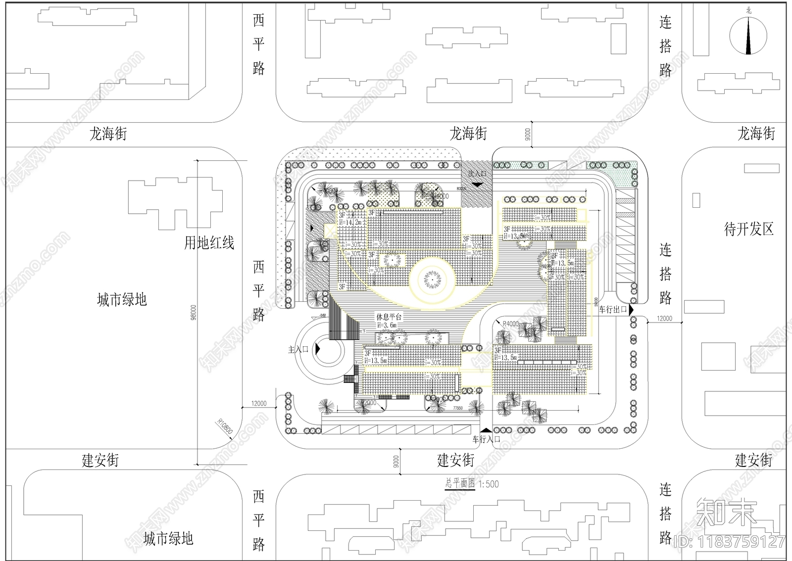 现代其他公共建筑cad施工图下载【ID:1183759127】