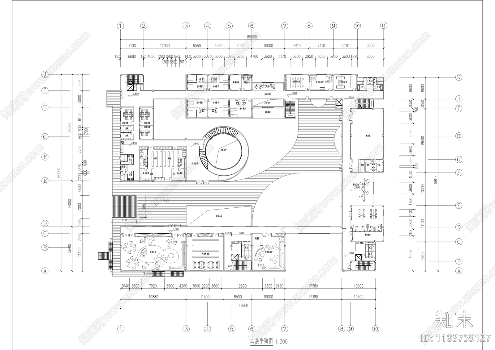 现代其他公共建筑cad施工图下载【ID:1183759127】