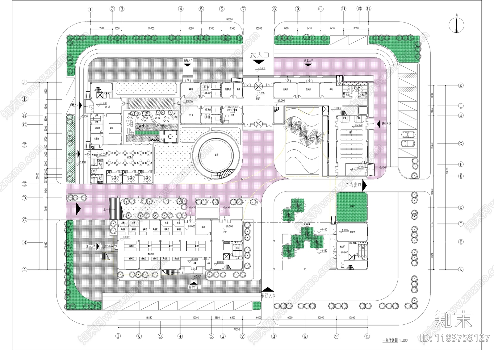 现代其他公共建筑cad施工图下载【ID:1183759127】