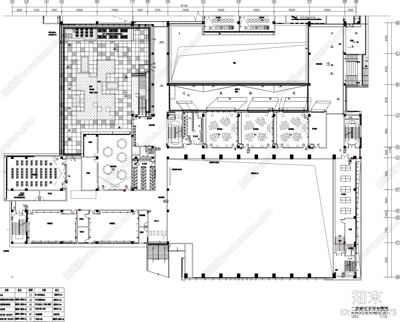 现代学校cad施工图下载【ID:1183759375】