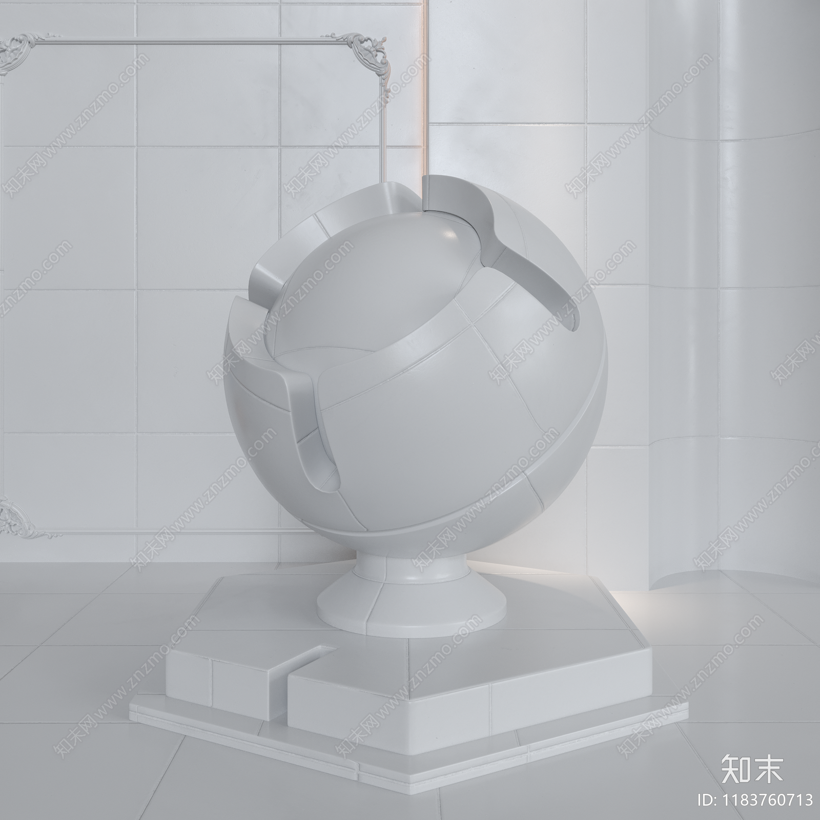 写实白色小方砖贴图下载【ID:1183760713】