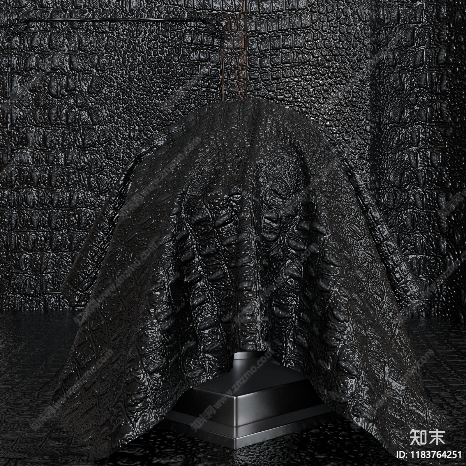 鳄鱼皮皮革贴图下载【ID:1183764251】