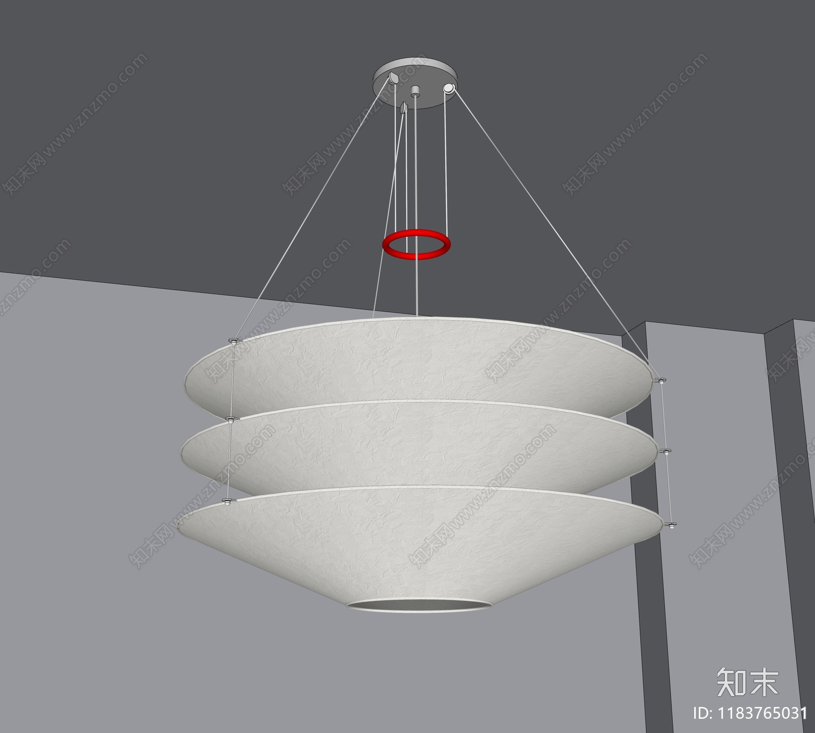 侘寂中古吊灯SU模型下载【ID:1183765031】