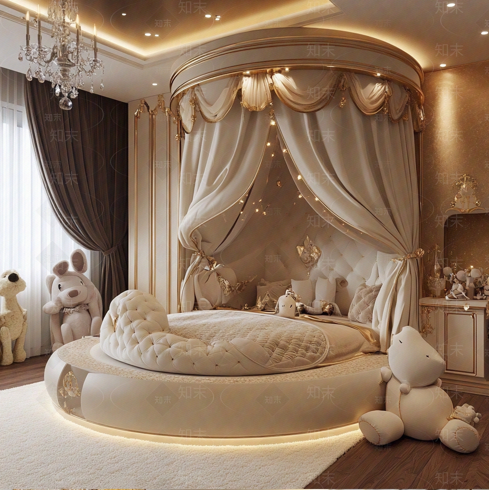 现代卧室贴图下载【ID:1183794407】