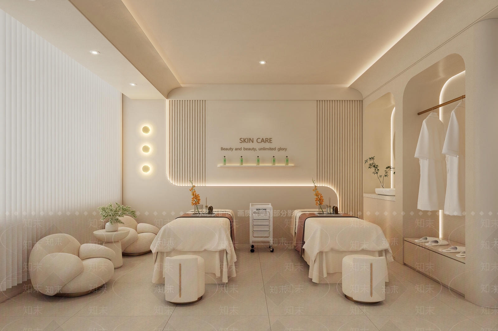 现代美容院3D模型下载【ID:1183800602】