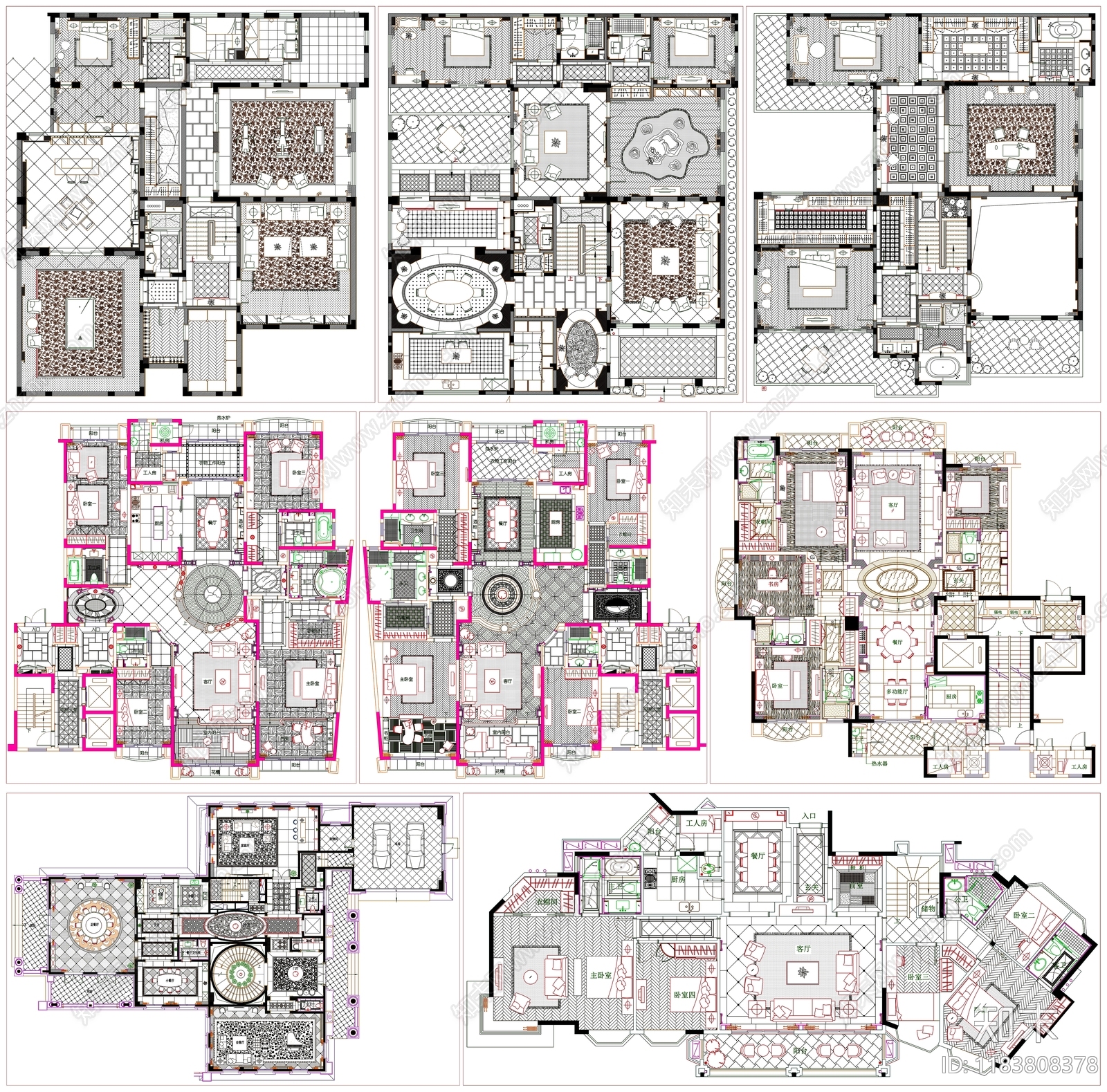 现代其他图库施工图下载【ID:1183808378】