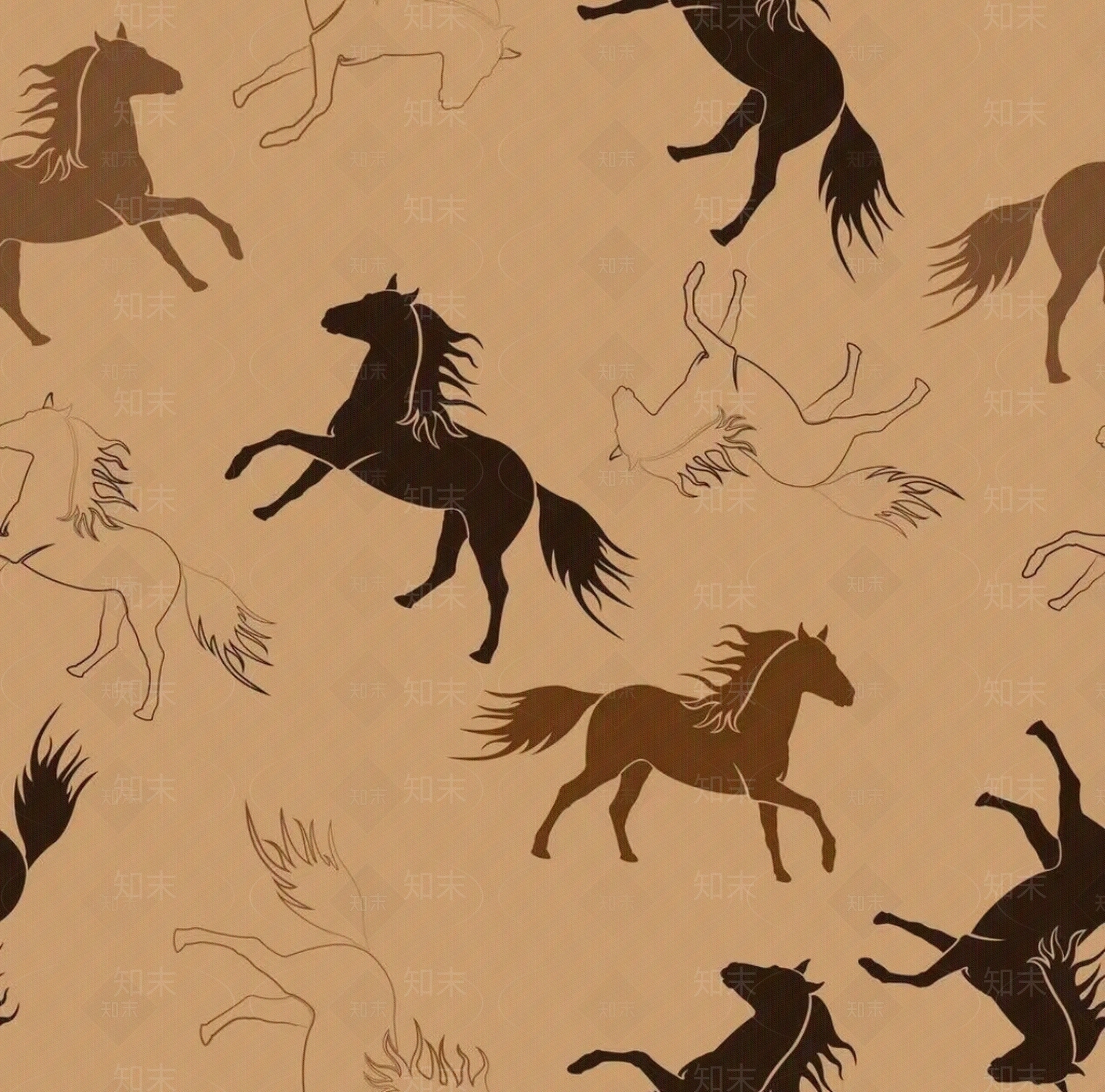 法式美式壁纸贴图下载【ID:1183809469】