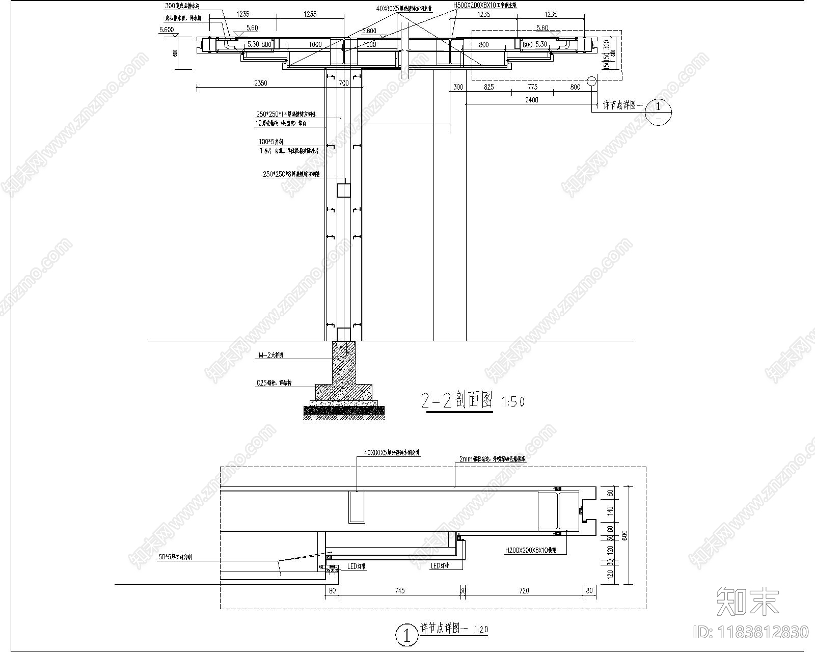 新中式住宅楼建筑cad施工图下载【ID:1183812830】