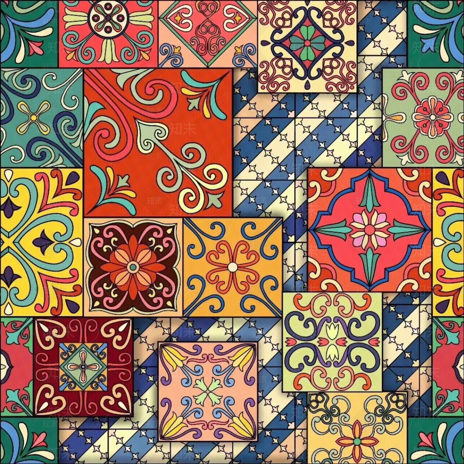 法式美式瓷砖贴图下载【ID:1183824336】