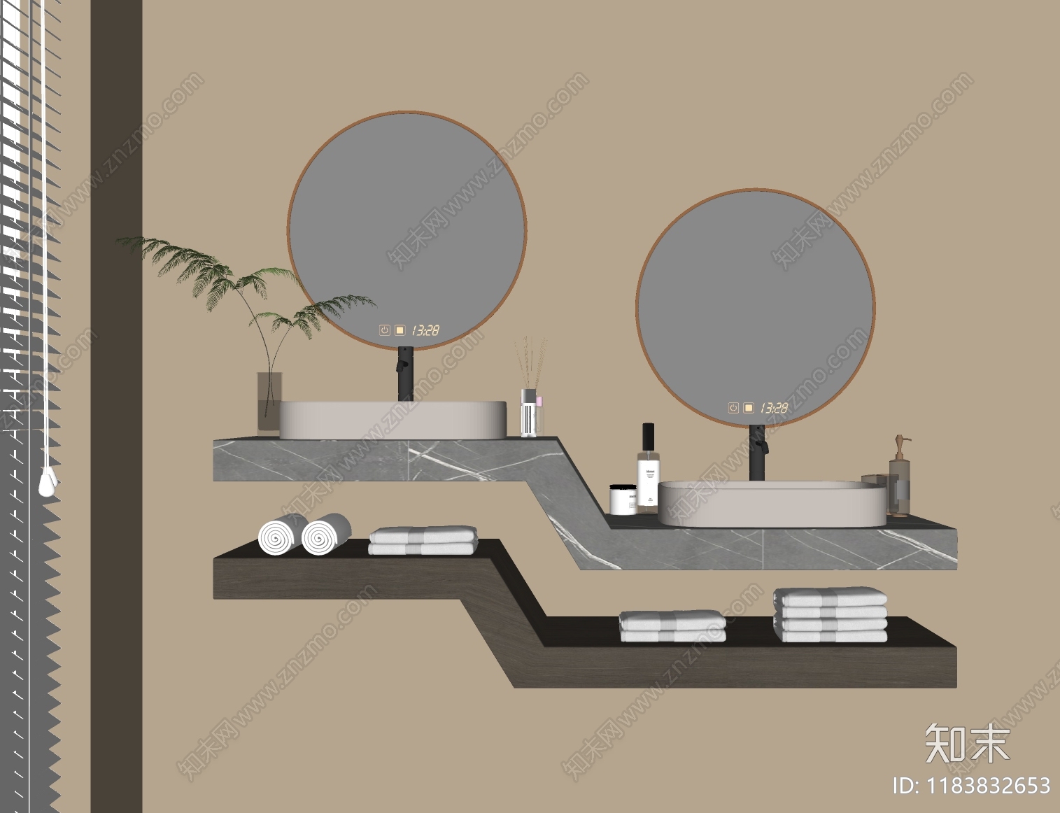 台盆SU模型下载【ID:1183832653】