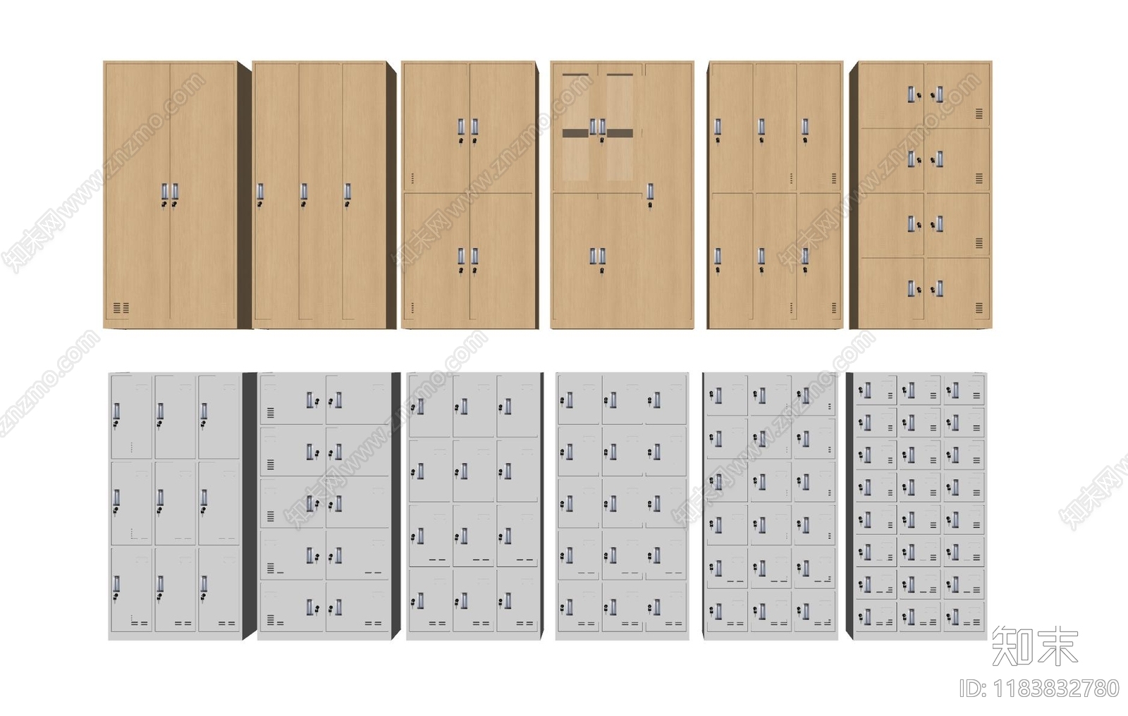 现代储物柜SU模型下载【ID:1183832780】