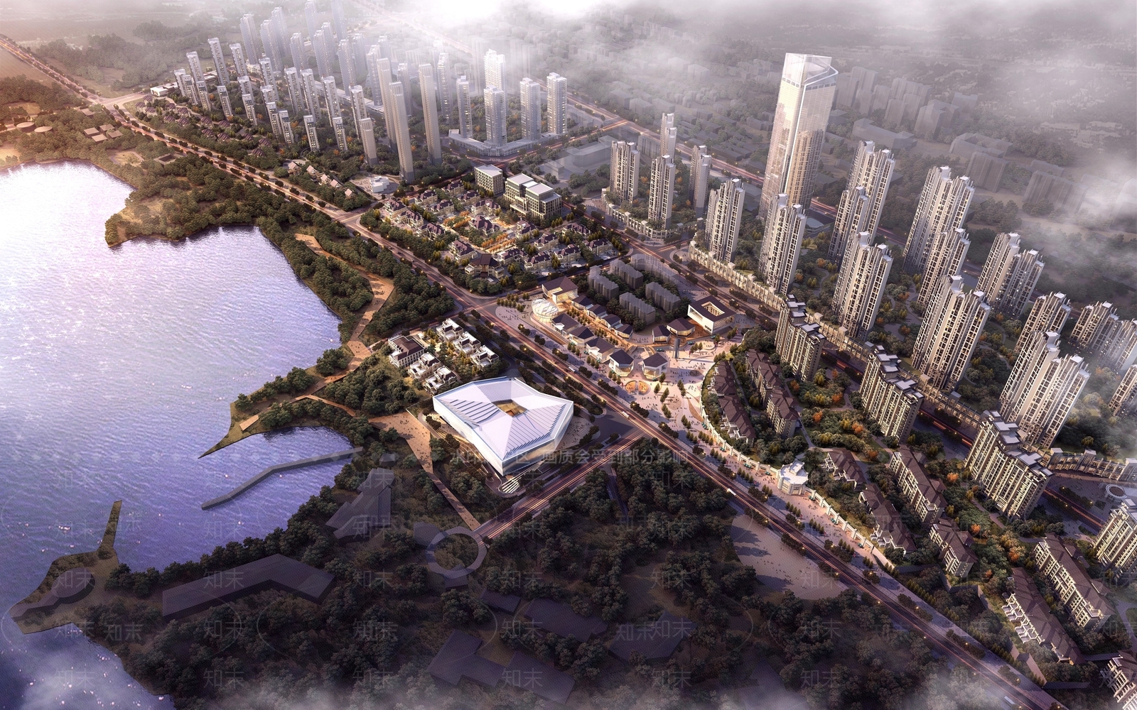 现代办公楼SU模型下载【ID:1183850436】
