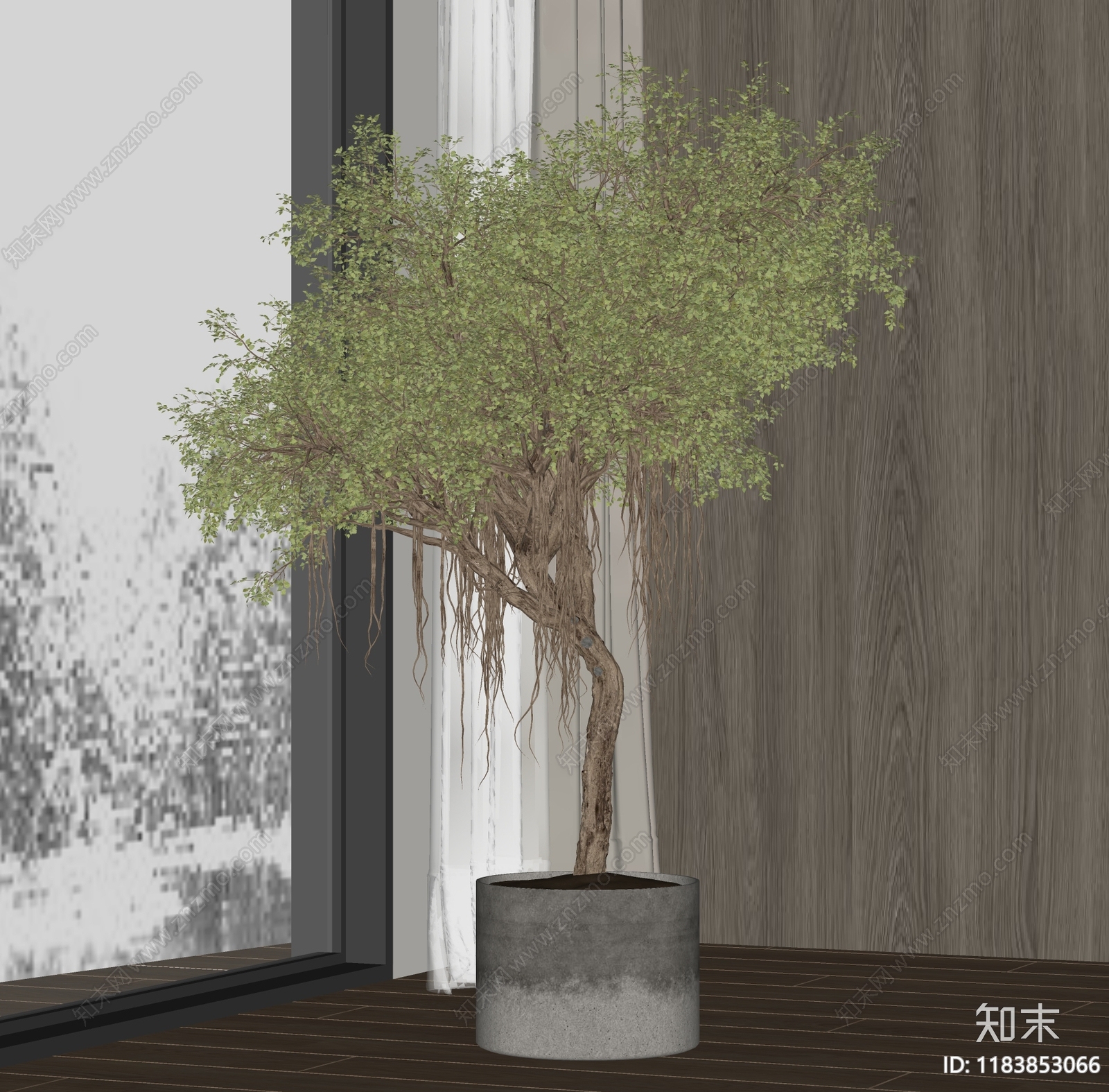 盆栽SU模型下载【ID:1183853066】