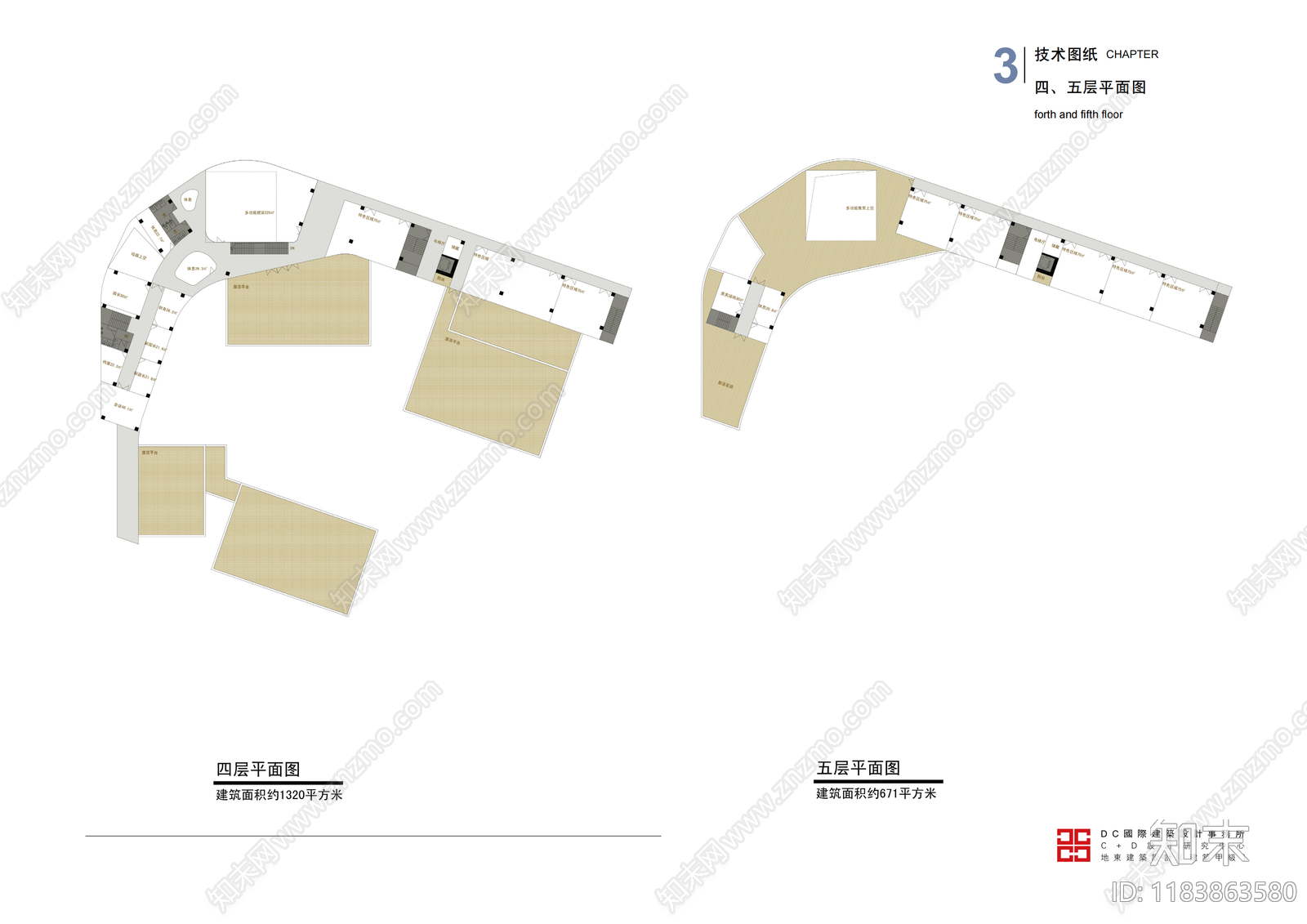 现代幼儿园建筑cad施工图下载【ID:1183863580】