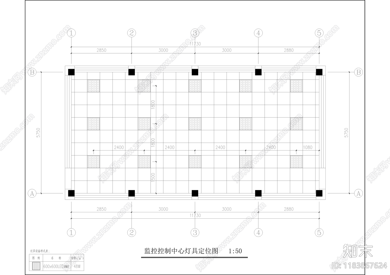 现代宿舍cad施工图下载【ID:1183867624】